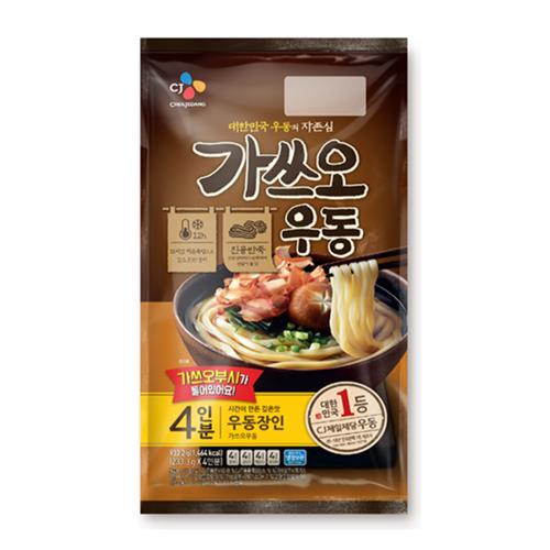 CJ가쓰오우동4인 933.2g